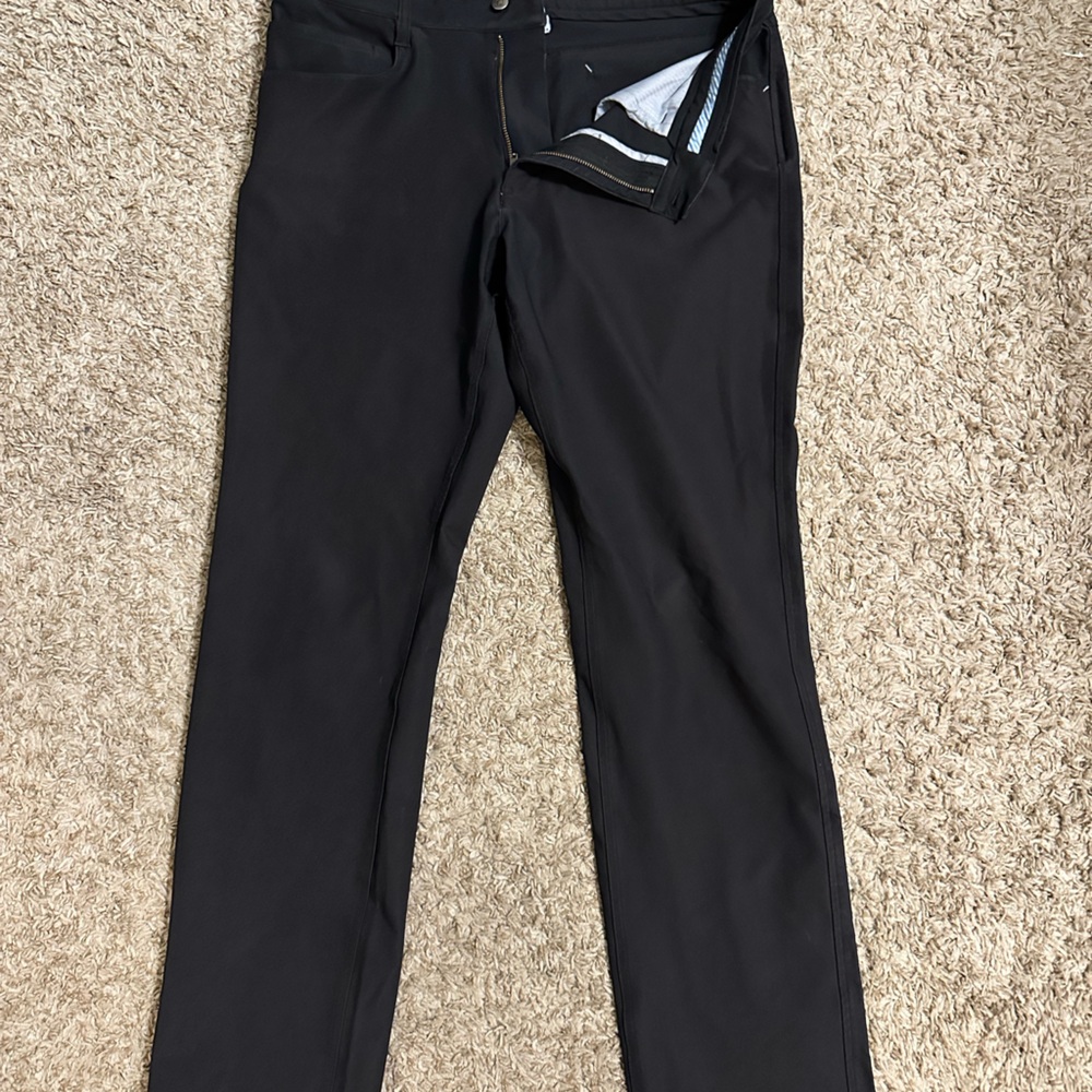 FootJoy Black Slim Fit Golf Slacks